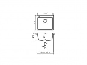 Мойка кварцевая Tolero R-111 Сафари 102 в Бакале - bakal.mebel74.com | фото 2