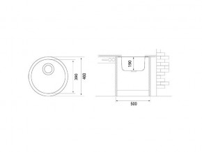 Мойка Longran Ultra ULS 460 в Бакале - bakal.mebel74.com | фото 3