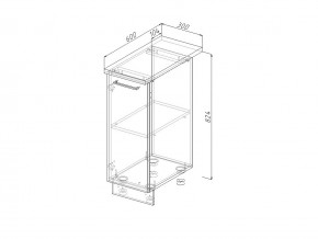 Н 30 Модуль нижний Без Столешницы МН 30 в Бакале - bakal.mebel74.com | фото