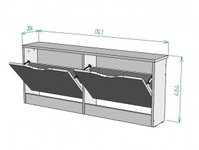 Обувница W101 в Бакале - bakal.mebel74.com | фото 3