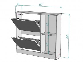 Обувница W104 в Бакале - bakal.mebel74.com | фото 3