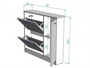 Обувница W105 в Бакале - bakal.mebel74.com | фото 3