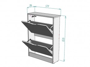 Обувница W110 в Бакале - bakal.mebel74.com | фото 3