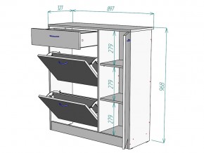 Обувница W35 в Бакале - bakal.mebel74.com | фото 3