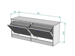 Обувница W55 в Бакале - bakal.mebel74.com | фото 3