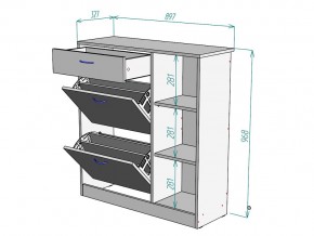 Обувница W71 в Бакале - bakal.mebel74.com | фото 3