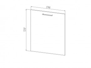 П 60 Комплект для посудомоечной машины 600 мм (цоколь + фасад) ЛДСП в Бакале - bakal.mebel74.com | фото