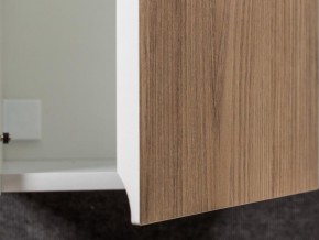 Пенал подвесной Klaufs 110-617.216 белый/дерево в Бакале - bakal.mebel74.com | фото 2