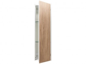 Пенал подвесной Klaufs 110-617.216 белый/дерево в Бакале - bakal.mebel74.com | фото 3