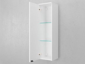 Пенал подвесной Unit 120 зеркало снаружи белый матовый в Бакале - bakal.mebel74.com | фото 3