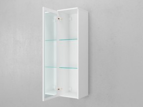 Пенал подвесной Unit 120 зеркало внутри белый лёд в Бакале - bakal.mebel74.com | фото 2