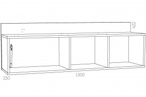 Полка Оливия НМ 011.38-01 Х в Бакале - bakal.mebel74.com | фото 3