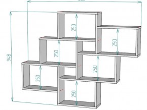 Полка S12 в Бакале - bakal.mebel74.com | фото 3