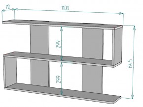 Полка S95 в Бакале - bakal.mebel74.com | фото 3