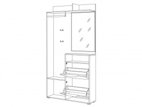 Прихожая Темпо 10.13 в Бакале - bakal.mebel74.com | фото 7