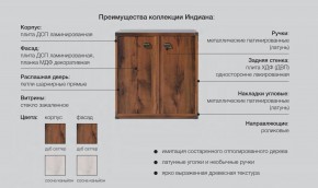 Прихожая Индиана Дуб Саттер в Бакале - bakal.mebel74.com | фото 2