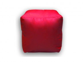 Пуф Куб мини красный в Бакале - bakal.mebel74.com | фото