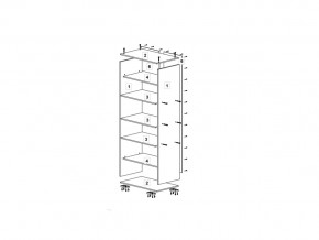 Шкаф 600 для одежды (ДО) ДМ ТМК Дуб млечный в Бакале - bakal.mebel74.com | фото 2