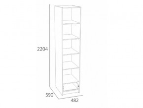 Шкаф для одежды Оттавия НМ 011.20 Антрацит в Бакале - bakal.mebel74.com | фото 2