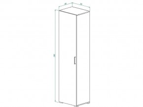 Шкаф для одежды РМ5 в Бакале - bakal.mebel74.com | фото 2