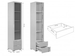 Шкаф однодверный 107.03 Зефир белый в Бакале - bakal.mebel74.com | фото 2