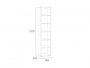 Шкаф-пенал Элиот НМ 041.71 в Бакале - bakal.mebel74.com | фото 2