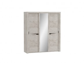 Шкаф с раздвижными дверями трехдверный Соренто Дуб Бонифаций в Бакале - bakal.mebel74.com | фото 2