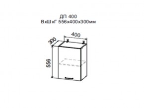 Шкаф верхний ДП400 в Бакале - bakal.mebel74.com | фото