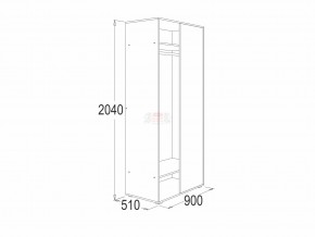 Шкаф угловой стыковочный Омега 16 в Бакале - bakal.mebel74.com | фото 2