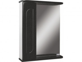 Шкаф зеркало Радуга Черный металлик 55 левый/правый в Бакале - bakal.mebel74.com | фото 1