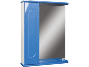 Шкаф зеркало Радуга Синий металлик 50 левый/правый в Бакале - bakal.mebel74.com | фото 1