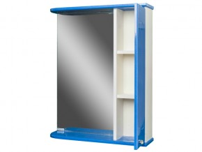 Шкаф зеркало Радуга Синий металлик 50 левый/правый в Бакале - bakal.mebel74.com | фото 3