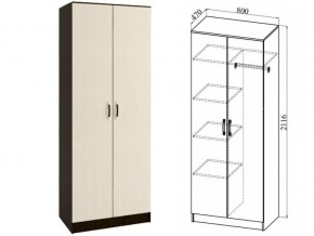 ШКР800.2 Шкаф 2х-створчатый комби в Бакале - bakal.mebel74.com | фото