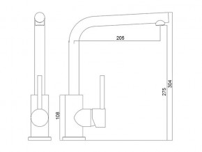 Смеситель Impact LM2104 в Бакале - bakal.mebel74.com | фото 2