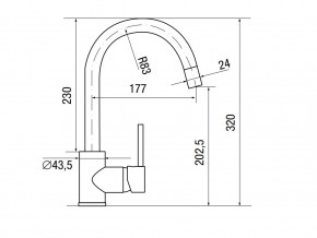 Смеситель Logic LM2101 в Бакале - bakal.mebel74.com | фото 2