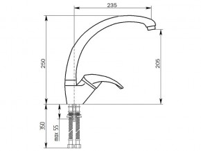 Смеситель MS-007 в Бакале - bakal.mebel74.com | фото 2