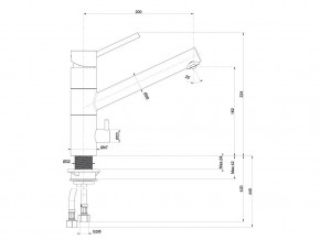 Смеситель Sprint Universal LM1391 в Бакале - bakal.mebel74.com | фото 2