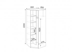 Спальня Глэдис с большим комодом в Бакале - bakal.mebel74.com | фото 2