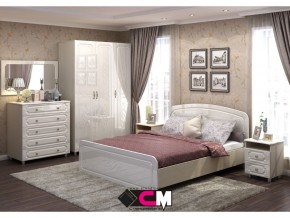 Спальня Виктория МДФ с большим комодом в Бакале - bakal.mebel74.com | фото 1