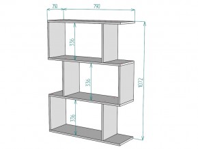 Стеллаж S53 в Бакале - bakal.mebel74.com | фото 3