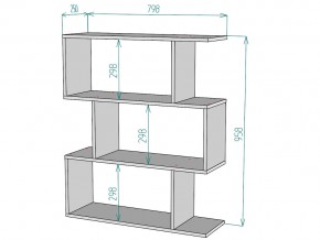 Стеллаж S55 в Бакале - bakal.mebel74.com | фото 3