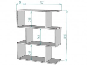 Стеллаж S60 в Бакале - bakal.mebel74.com | фото 3