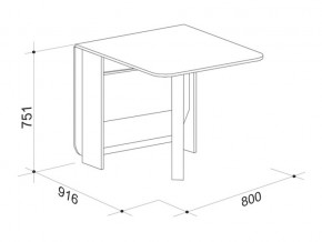 Стол-книжка Мечта 2 в Бакале - bakal.mebel74.com | фото 6