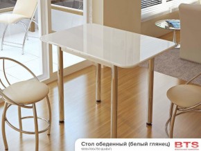 Стол обеденный белый глянец в Бакале - bakal.mebel74.com | фото