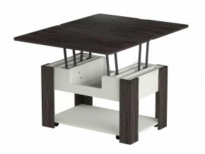 Стол-трансформер Стэп-4 Ясень Черный/Бодега Белый в Бакале - bakal.mebel74.com | фото 2