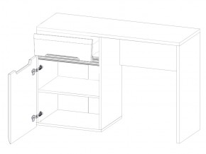 Стол туалетный S205-ТОL1D1S Ацтека белый в Бакале - bakal.mebel74.com | фото 2