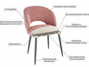 Стул Моли велюр синий в Бакале - bakal.mebel74.com | фото 2