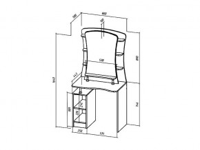 Туалетный столик Коста-Рика в Бакале - bakal.mebel74.com | фото 2