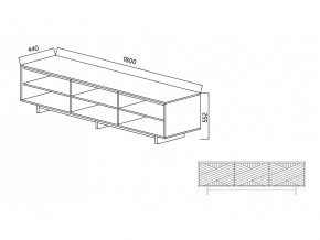 Тумба для ТВА Moderno-1800 Ф3 в Бакале - bakal.mebel74.com | фото 4