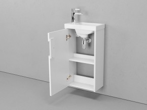 Тумба с раковиной Klaufs 40.1D подвесная белый в Бакале - bakal.mebel74.com | фото 2